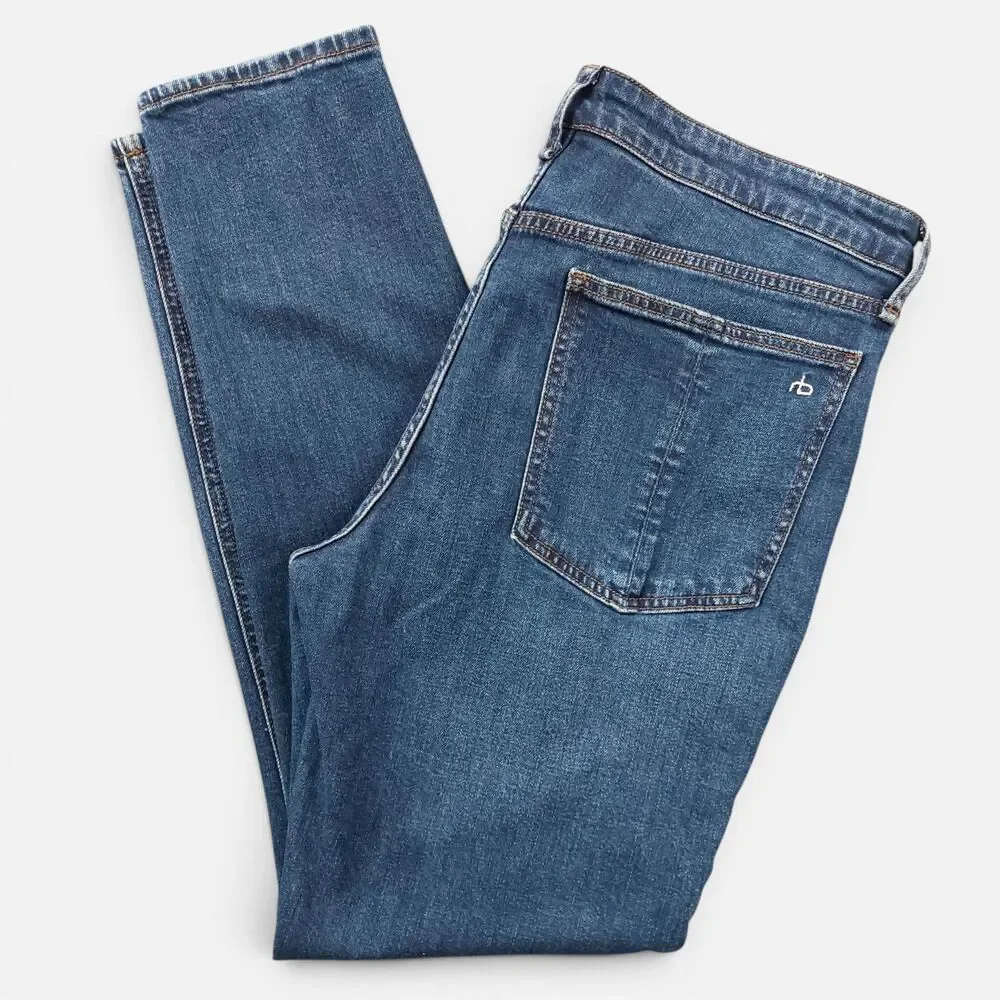 Rag & Bone Cate Skinny Jeans Men's 32 Chelsea Dark Wash Stretch Denim
